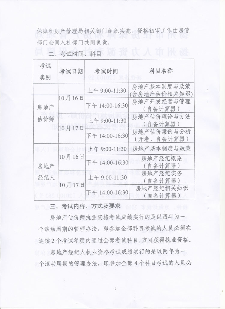 關(guān)于做好2010年度房地產(chǎn)估價師、房地產(chǎn)經(jīng)紀(jì)人執(zhí)業(yè)資格考試考務(wù)工作的通知