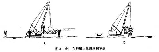 用臨時(shí)支承組拼預(yù)制節(jié)段逐孔施工