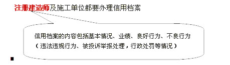 2012年二級(jí)建造師《法規(guī)》：信用檔案管理