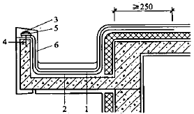 卷材或涂膜防水屋面檐溝