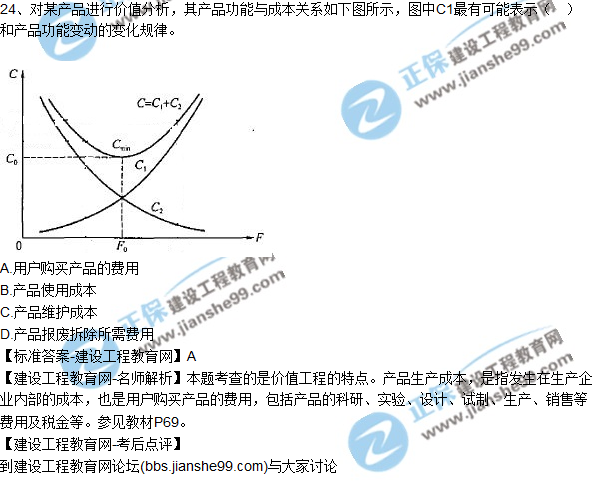 2017年一級(jí)建造師《建設(shè)工程經(jīng)濟(jì)》試題及答案(21-30)