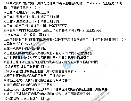 2019監(jiān)理工程師《建設(shè)工程質(zhì)量、投資、進度控制》試題及答案