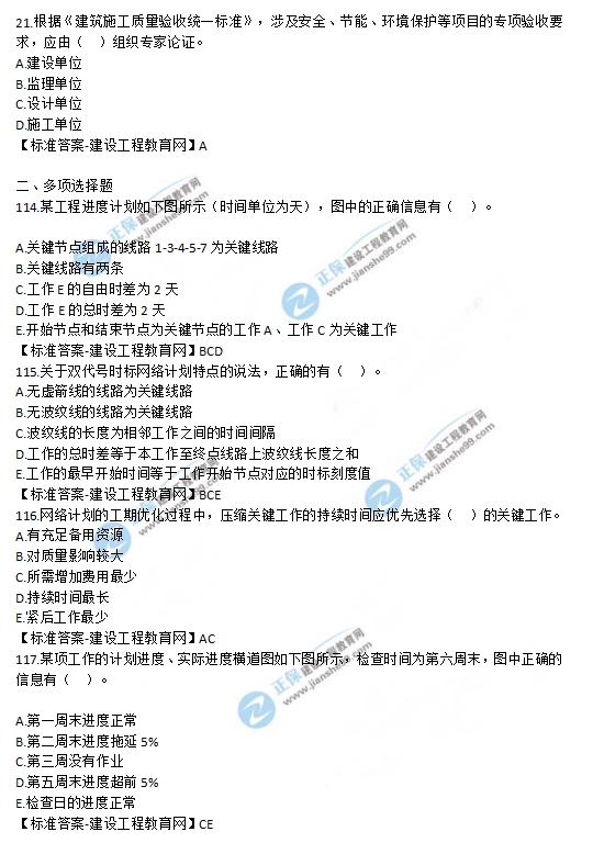 2019監(jiān)理工程師《建設(shè)工程質(zhì)量、投資、進度控制》試題及答案