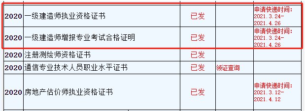 浙江2020年一級建造師證書 浙江2020年一級建造師證書