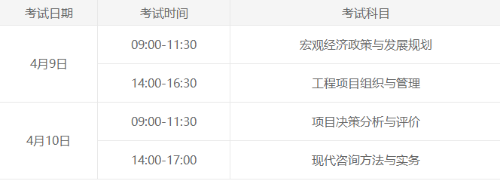 咨詢(xún)工程師考試時(shí)間 咨詢(xún)工程師考試時(shí)間
