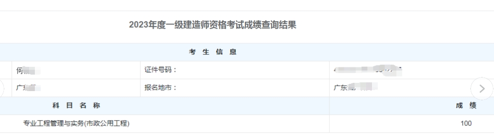 一建成績 一建成績