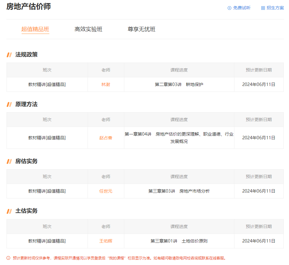 房估精講班 房估精講班