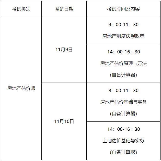 考試時(shí)間和科目 考試時(shí)間和科目